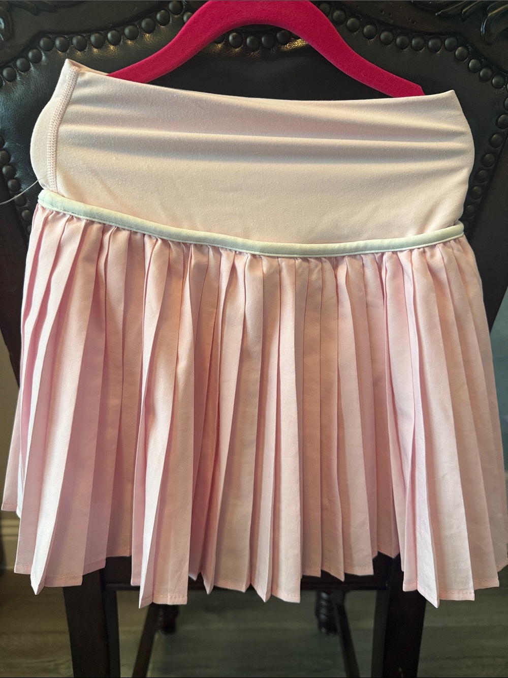 Altar'd State Pleated Light Pink Skater Skort